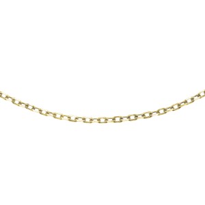 Lantisor argint placat cu aur galben 60 cm x 2 mm DiAmanti 70AD4G-60cm-DIA (Argint 925‰ 6,5 g.)